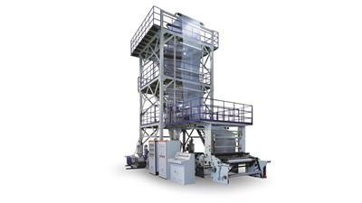 Mașină rotativă de suflare a filmului ABC în trei straturi