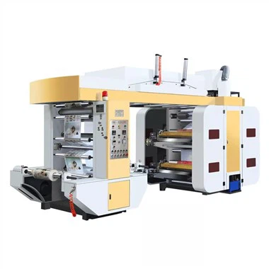 Mașină de imprimat flexografic cu roți elicoidale